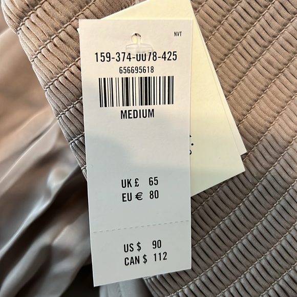 Abercrombie & Fitch Emerson Satin Long-Sleeve Mini Dress - Picture 6 of 6